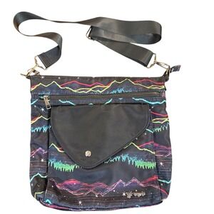 Sipsey Wilder Mountain Pulse V1 Tablet Crossbody Bag Colorful Adjustable Strap